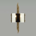 4895/2WA MODERN ODL_EX23 000 бронзовый/дымчатый/металл/стекло Бра E27 2*40W MARGARET — изображение 4