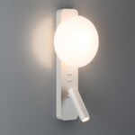 7049/5WL HIGHTECH ODL25 473 металл/акрил белый Настенный светильник IP20 LED 1*5W + 1*3W 2700K ALBERGO — изображение 4