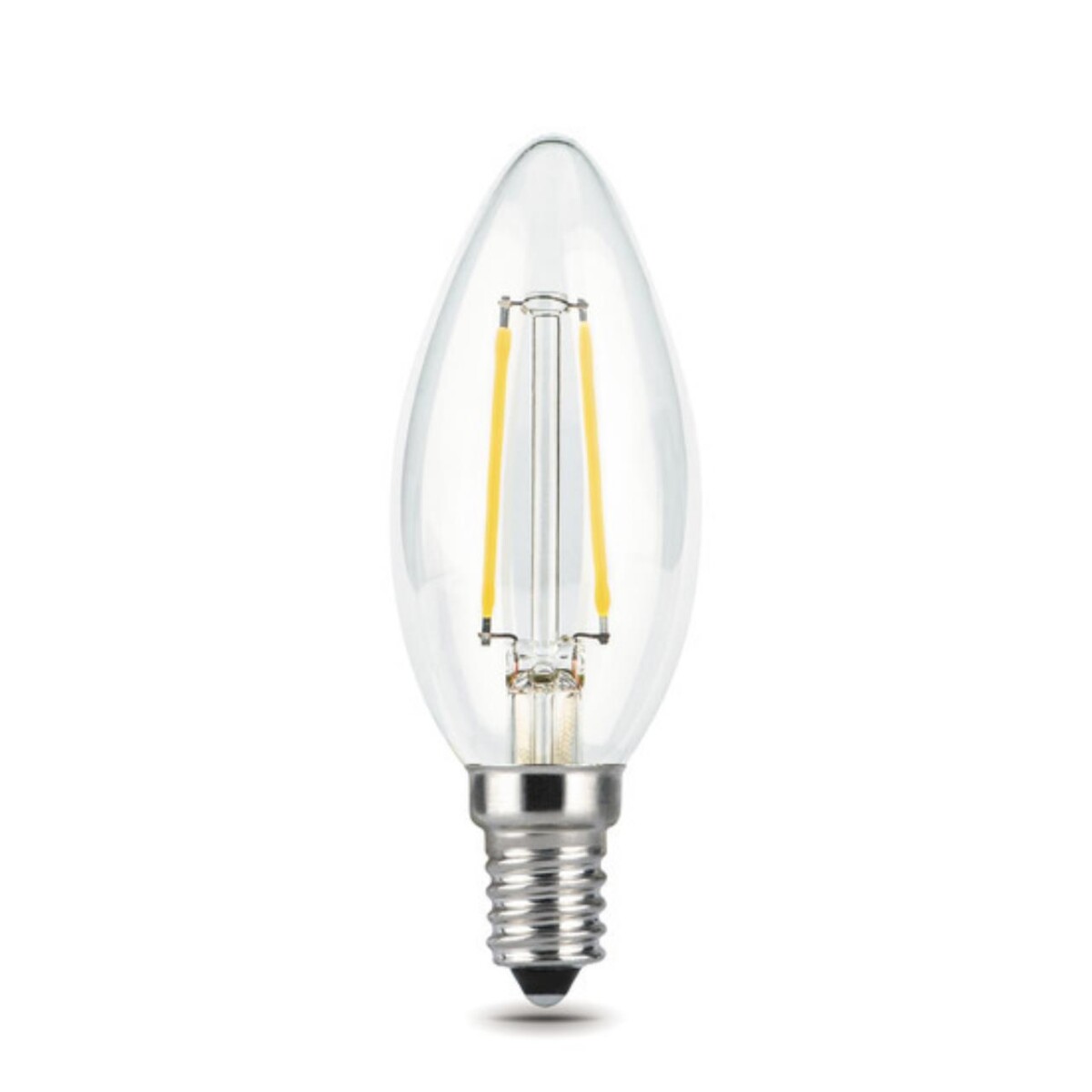 103801205 Лампа Gauss LED Filament Свеча E14 5W 450lm 4100К 1/10/50 — изображение 2
