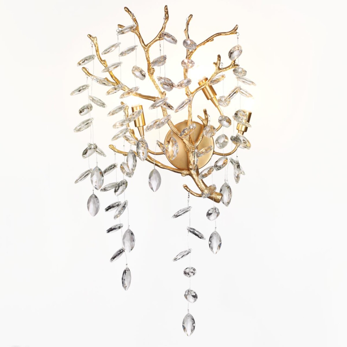 4969/3W HALL ODL24 613 античн.бронза/алюмин./хрусталь Бра G9 3*40W DELICA — изображение 2