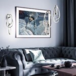 4891/33WL L-VISION ODL_EX22 000 хром/акрил Настенный светильник LED 33W 4000K SPACE — изображение 2