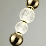 5008/13WL L-VISION ODL23 571 золотой/прозрачный/металл/акрил Настенный светильник LED 13W 4000K 700Лм CRYSTAL — изображение 5