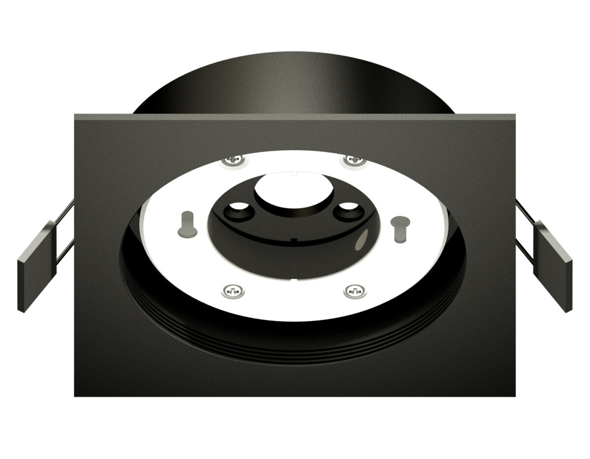 C8062 SBK черный песок 110*110*H40mm Out2mm GX53 — изображение 1