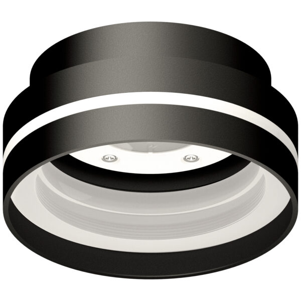 C8414 SBK/CL черный песок/прозрачный D110*H55mm GX53