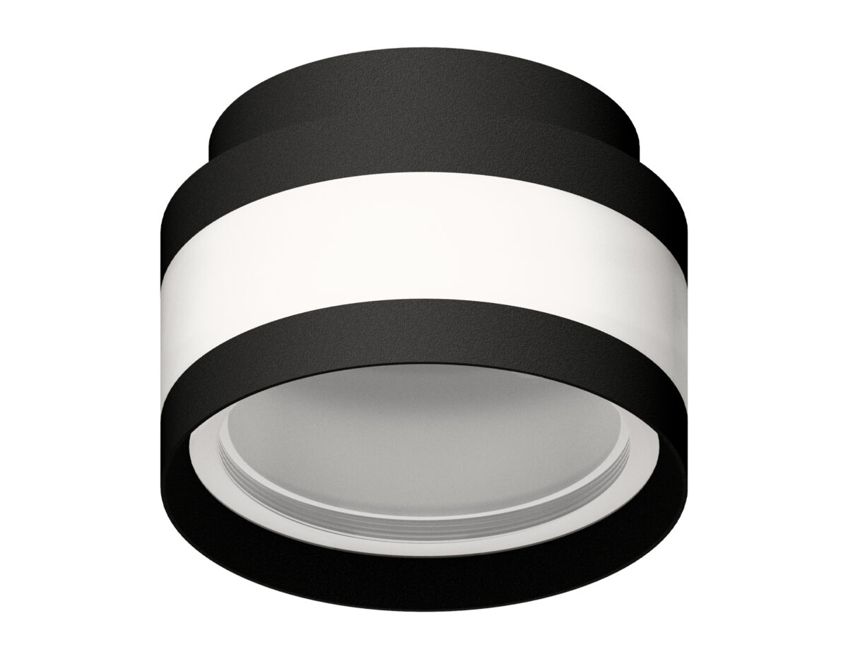 C8420 SBK/CL черный песок/прозрачный D110*H70mm GX53 — изображение 1