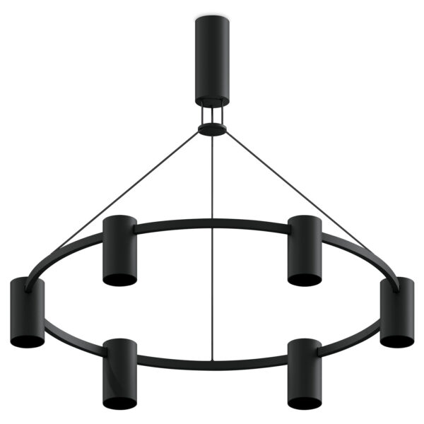 C9022/6 SBK черный песок D695*1000mm MR16 GU5.3/6
