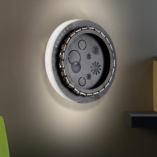 FA273 CF/TI кофе/янтарь LED 3000K+6400K 24W 200*180*50