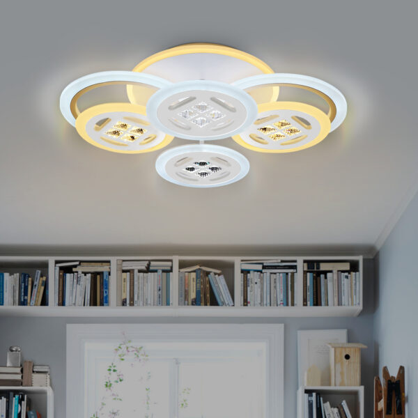 FA2951/6 WH белый 4200K/3000K+6400K/6400K+3000K 125W 550*405*150 (ПДУ ИК)