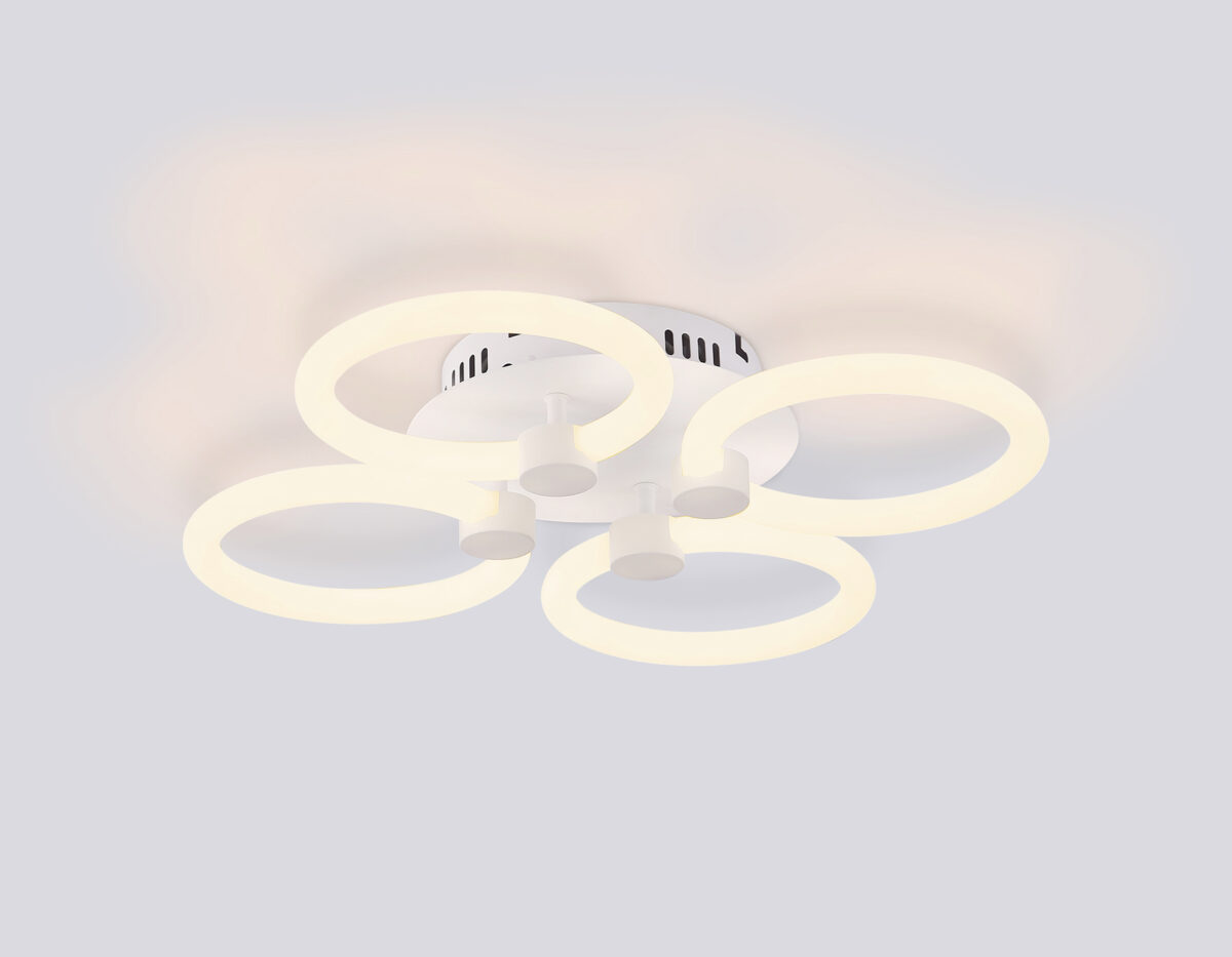 FA3808/4 WH белый 3000K-6400K 82W 410*410*90 (ПДУ ИК) — изображение 5