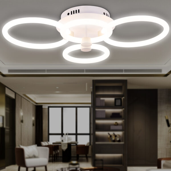 FA3811/2+2 WH белый 3000K-6400K 82W 620*420*130 (ПДУ ИК)