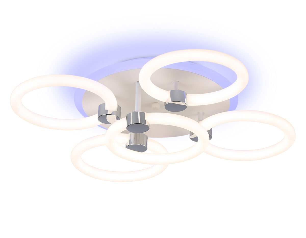 FA3841/4+1 WH белый 70W 3000K-6400K+RGB D538*115 (ПДУ РАДИО 2.4G) — изображение 8