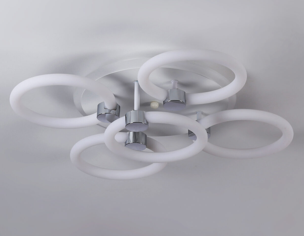 FA3841/4+1 WH белый 70W 3000K-6400K+RGB D538*115 (ПДУ РАДИО 2.4G) — изображение 7