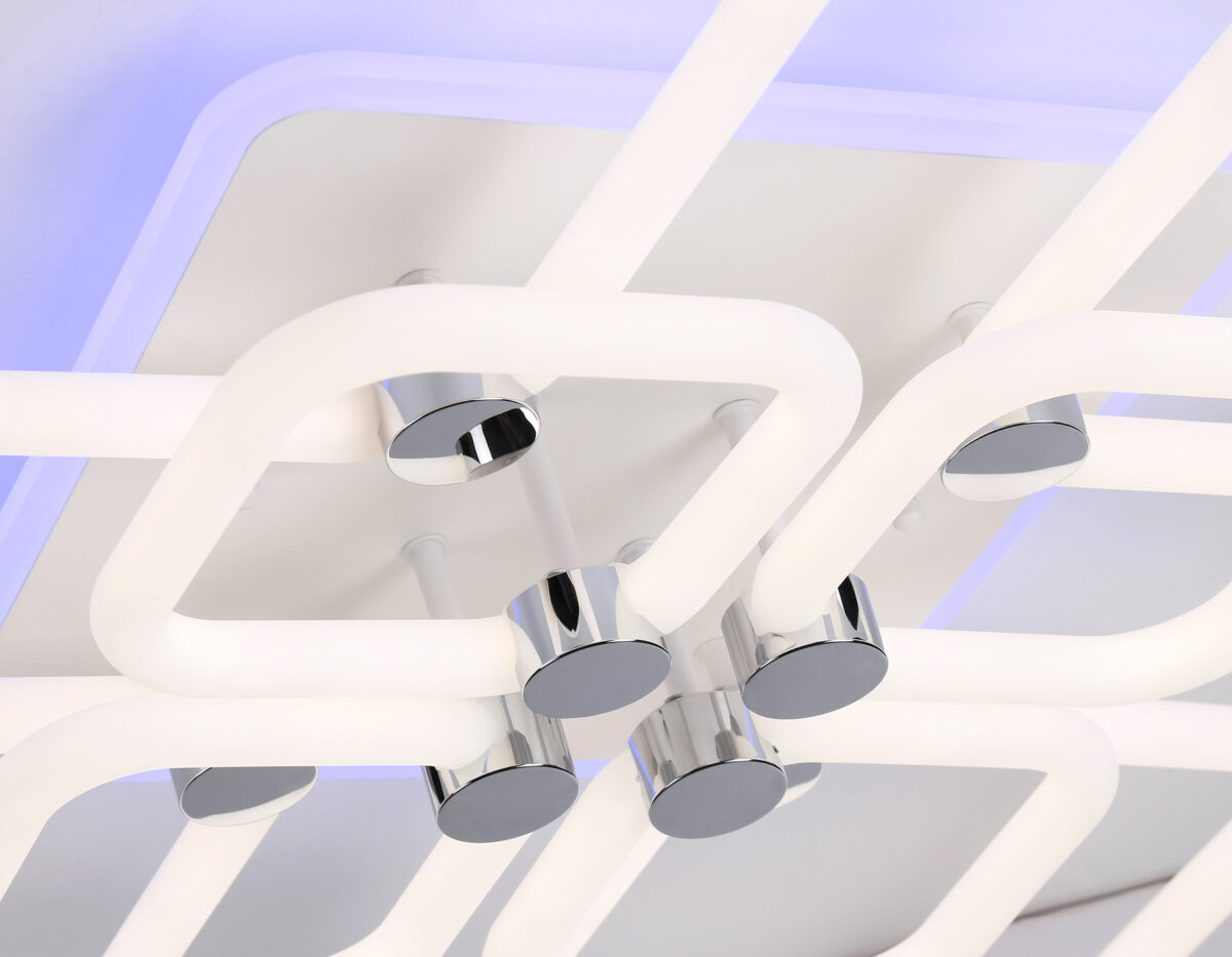 FA3866_macro FA3866/4+4 WH белый 144W 3000K-6400K+RGB 627*627*121 (ПДУ РАДИО 2.4G) — изображение 1