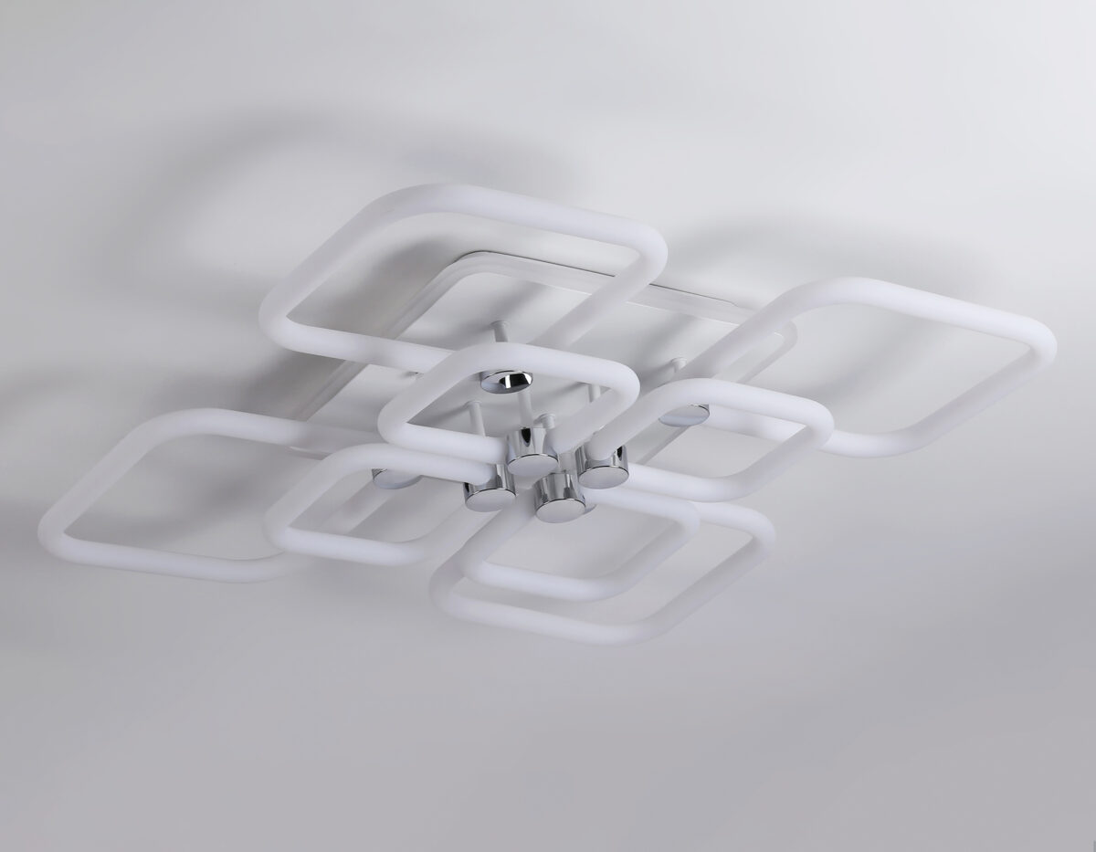 FA3866/4+4 WH белый 144W 3000K-6400K+RGB 627*627*121 (ПДУ РАДИО 2.4G) — изображение 5