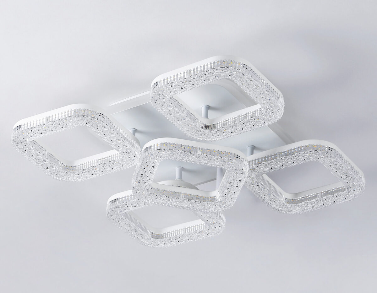 FA3914/4+1 WH белый 80W 3000K/4200K/6400K 380*380*110 (ПДУ РАДИО 2.4G) — изображение 6