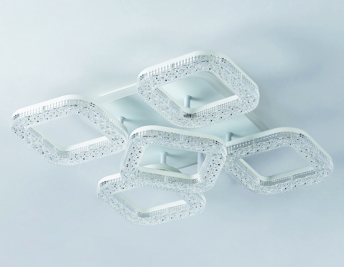 FA3914/4+1 WH белый 80W 3000K/4200K/6400K 380*380*110 (ПДУ РАДИО 2.4G) — изображение 5