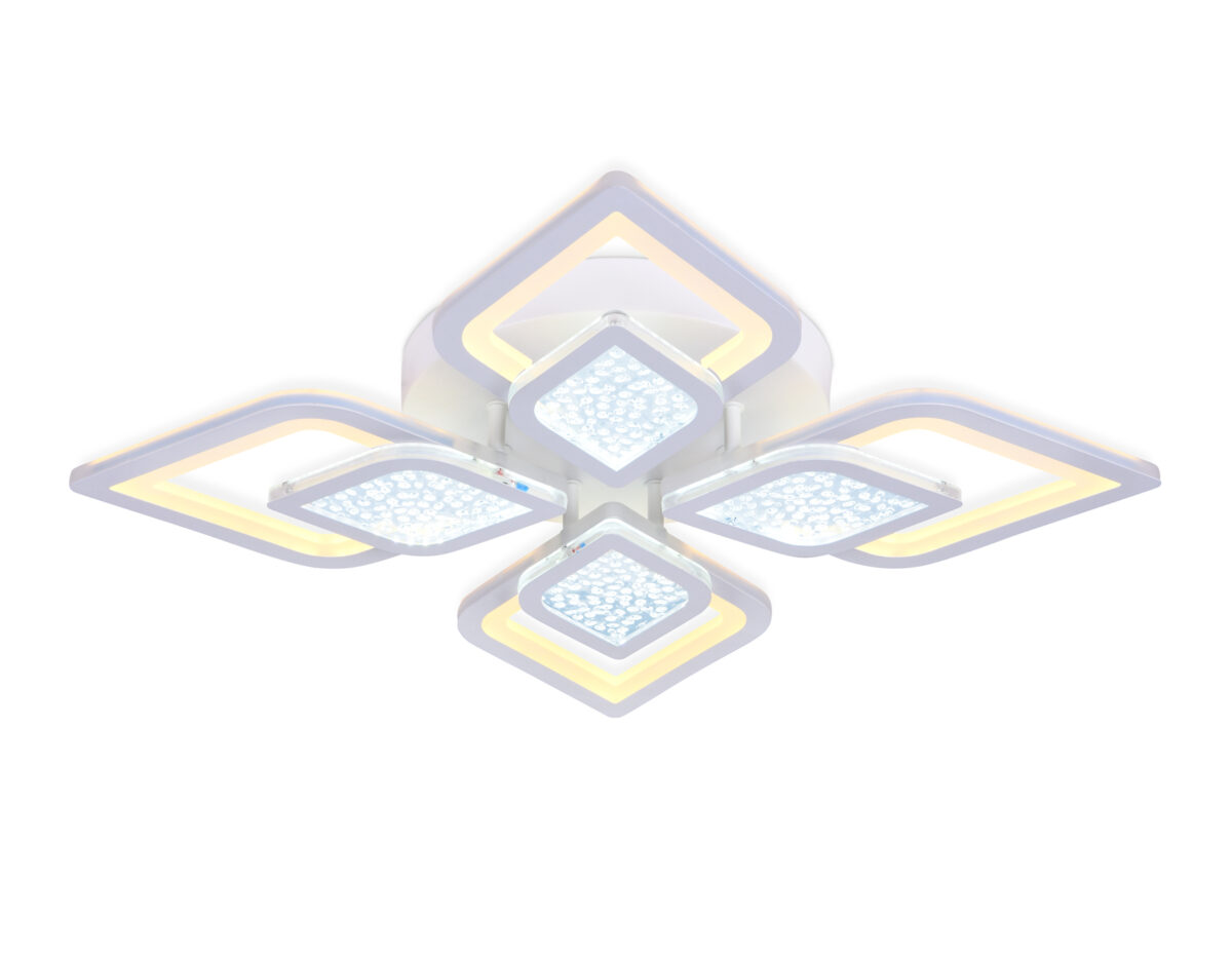 FA4285/4+4 WH белый 3000K/4200K/6400K 82W 610*610*90 (ПДУ РАДИО 2.4G) — изображение 5