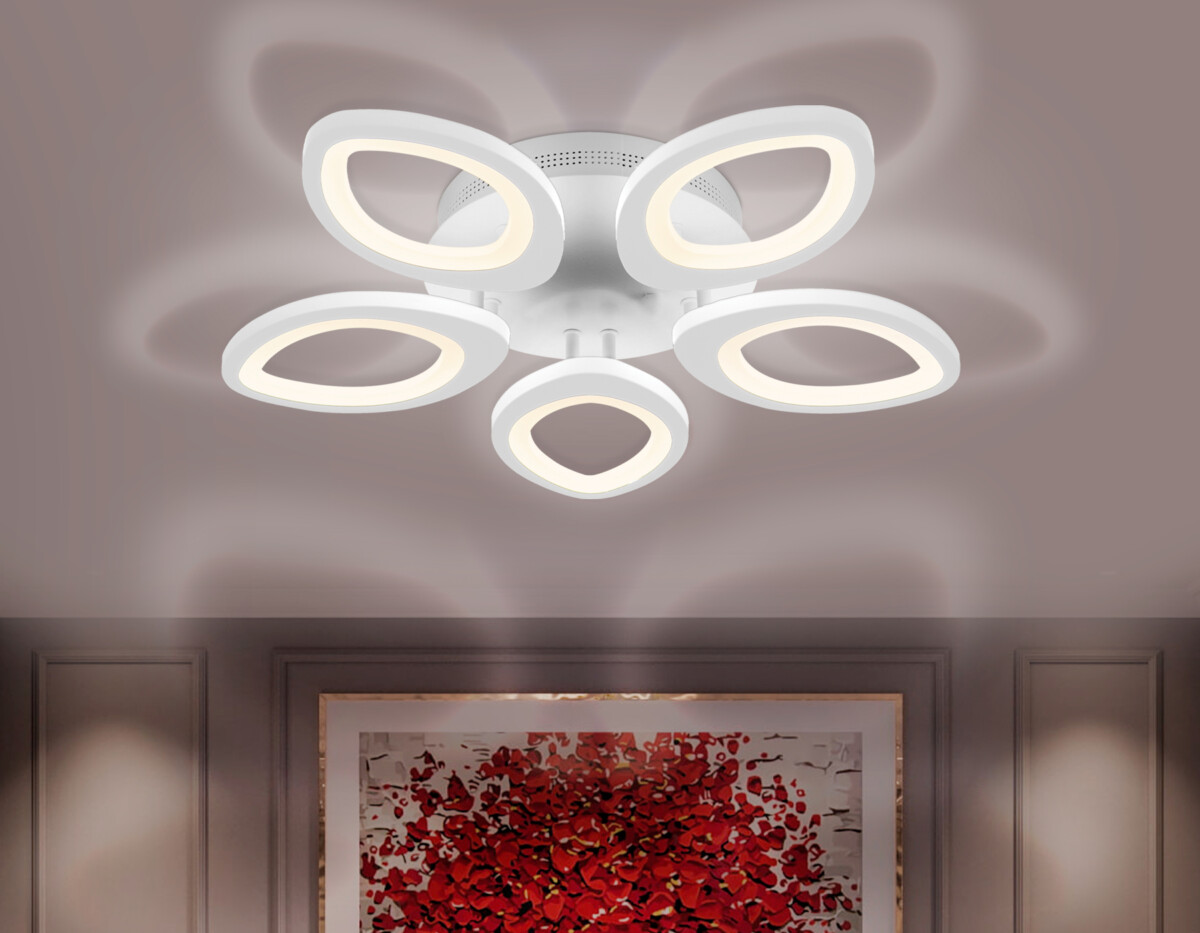 FA4492/5 WH белый 4200K/3000K/6400K 63W D520*85 (ПДУ ИК) — изображение 1