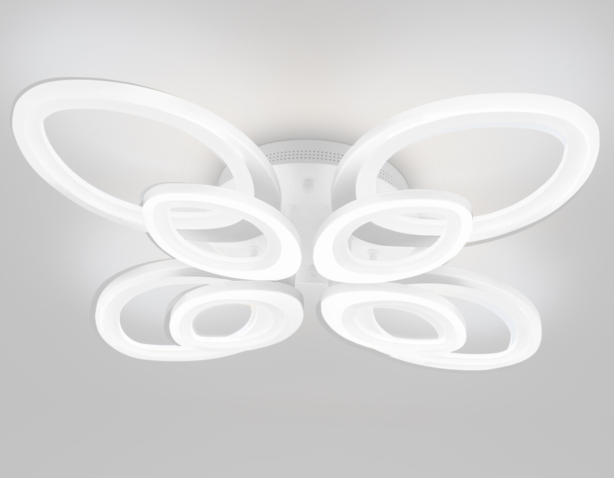 FA4493/4+4 WH белый 134W 3000+6400K/4200K/6400+3000K 620*620*120 (ПДУ ИК) — изображение 2