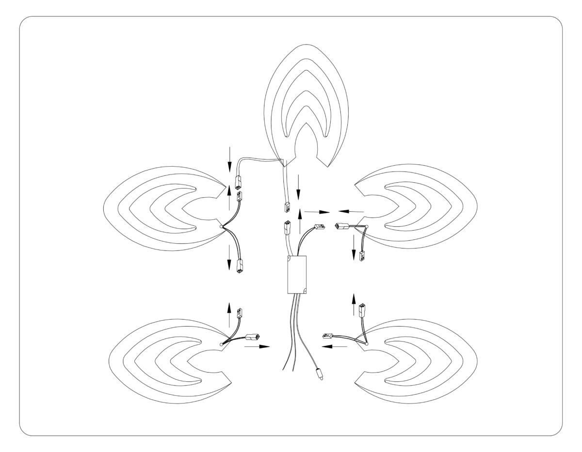 FA4546/3+3 WH белый 3000K-6400K 76W D490*110 (ПДУ ИК) — изображение 9