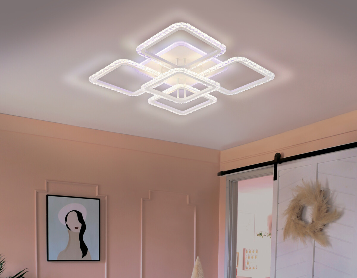 FA5301 WH белый 140W 770*770*130 (ПДУ РАДИО 2.4) — изображение 1