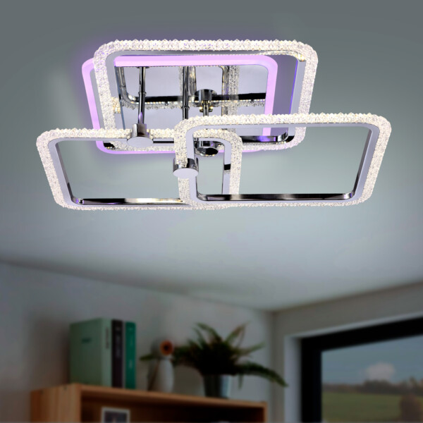 FA536/3 CH хром 118W 510*510*150 (ПДУ РАДИО 2.4G)