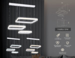 в наличии FA6165 WH белый 131W 720*500*900 (ПДУ РАДИО 2.4) - купить в интернет-магазине Светильники Торг