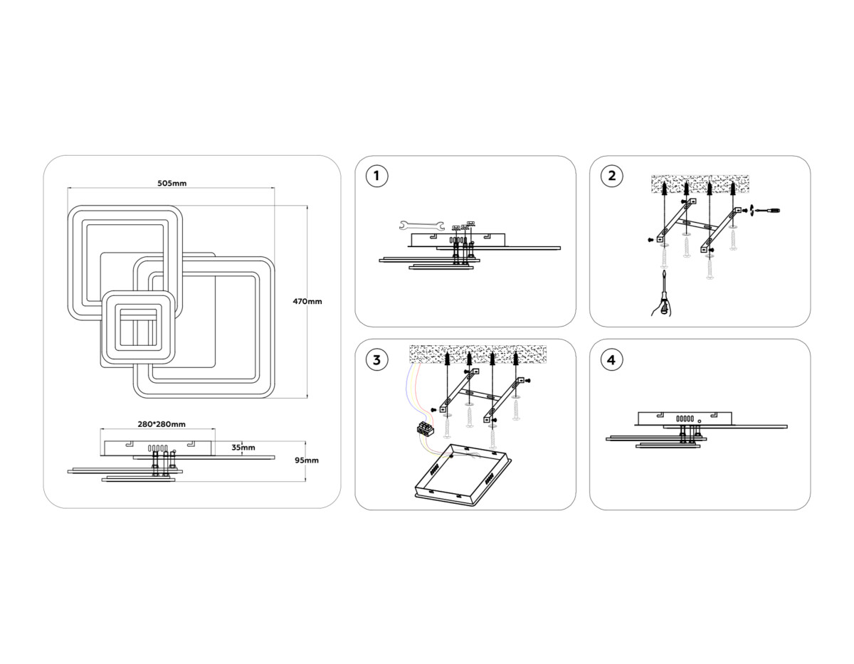 FA862 WH белый 79W 505*470*95 (ПДУ РАДИО 2.4) — изображение 7