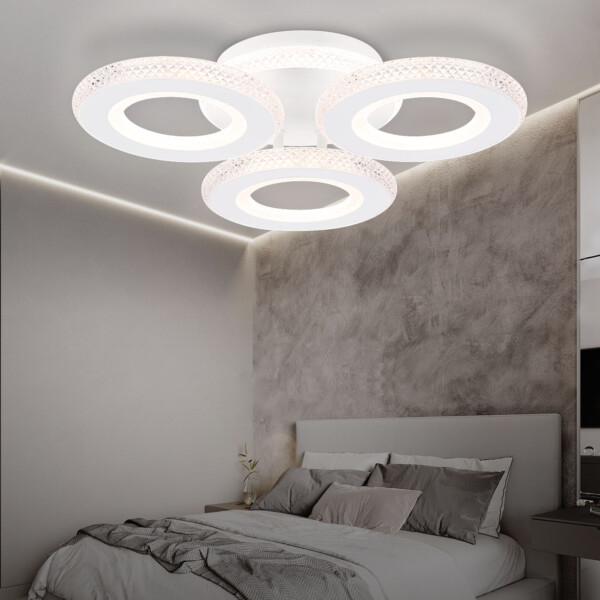 FA8866/3 WH белый 3000K-6400K 38W 390*360*80 (ПДУ ИК)