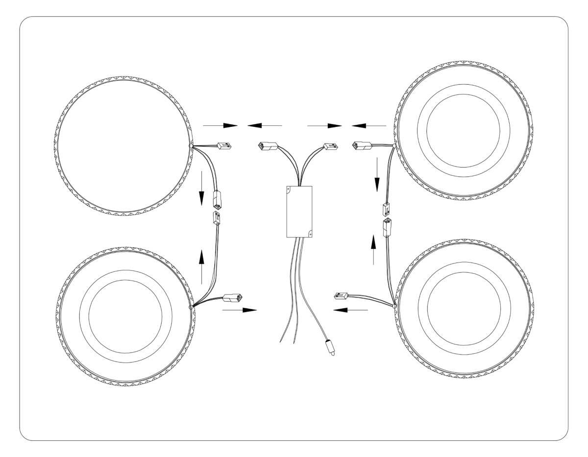 FA8866/3 WH белый 3000K-6400K 38W 390*360*80 (ПДУ ИК) — изображение 7