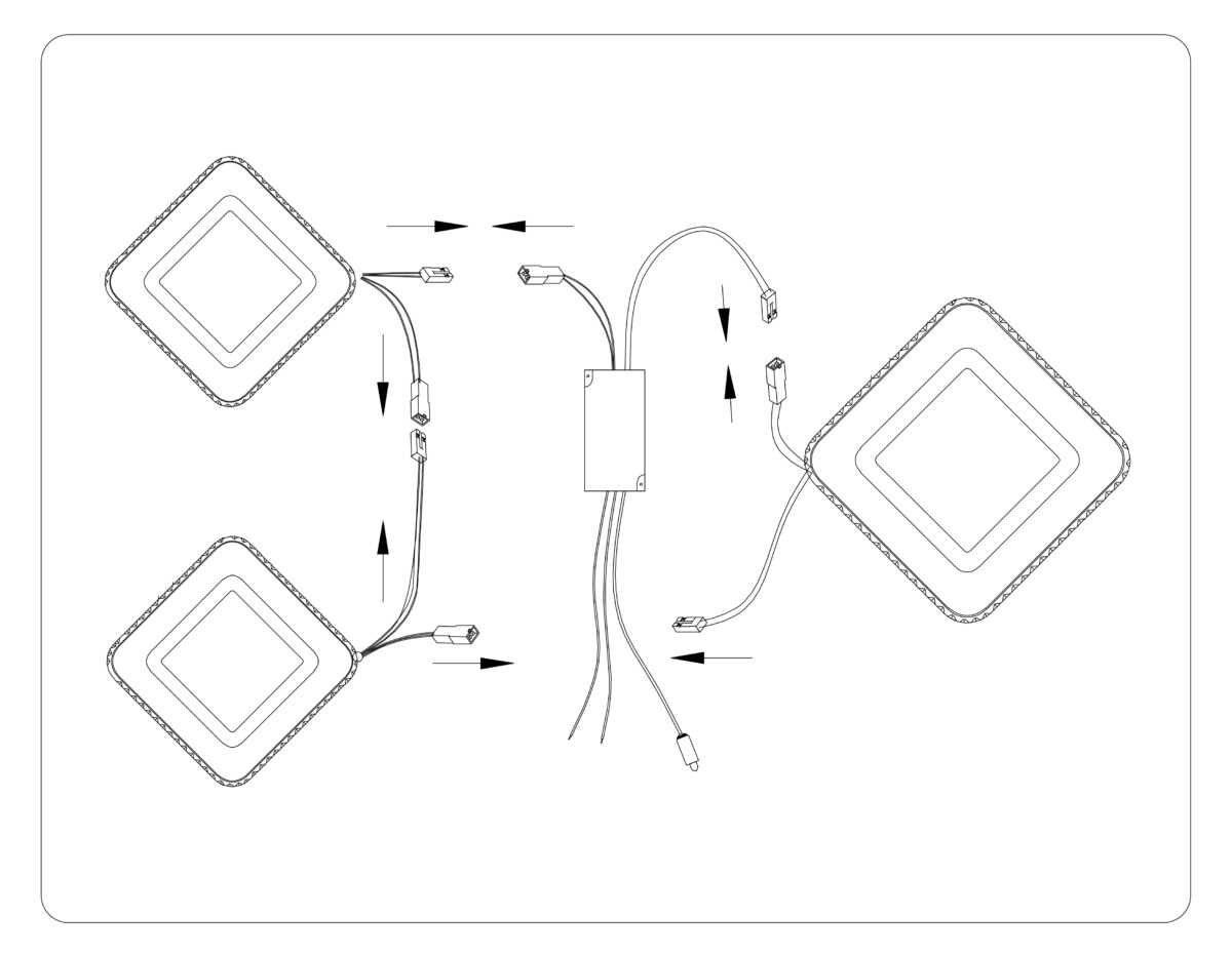 FA8877/3 WH белый 3000K-6400K 62W 410*290*170 (ПДУ ИК) — изображение 6