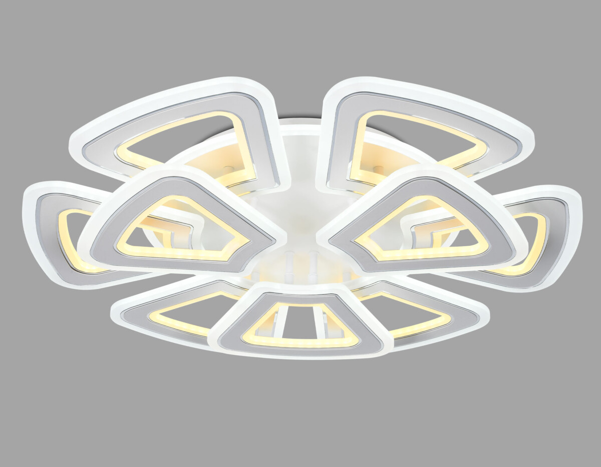 FA8892/6+3 WH/CH белый/хром 210W 3000K/4200K/6400K 650*640*130 (ПДУ РАДИО 2.4G) — изображение 2