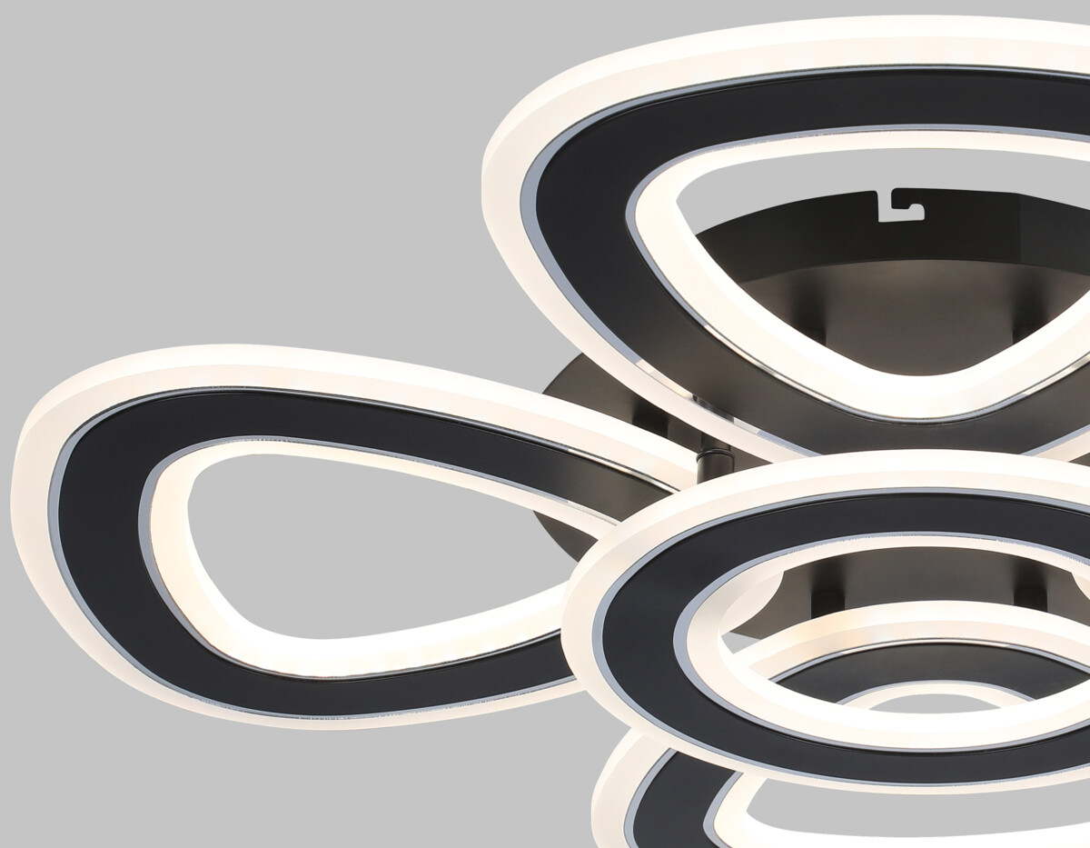 FA8926/4+1 BK/CH черный/хром 163W 3000K-6400K 590*590*120 (ПДУ РАДИО 2.4G) — изображение 3