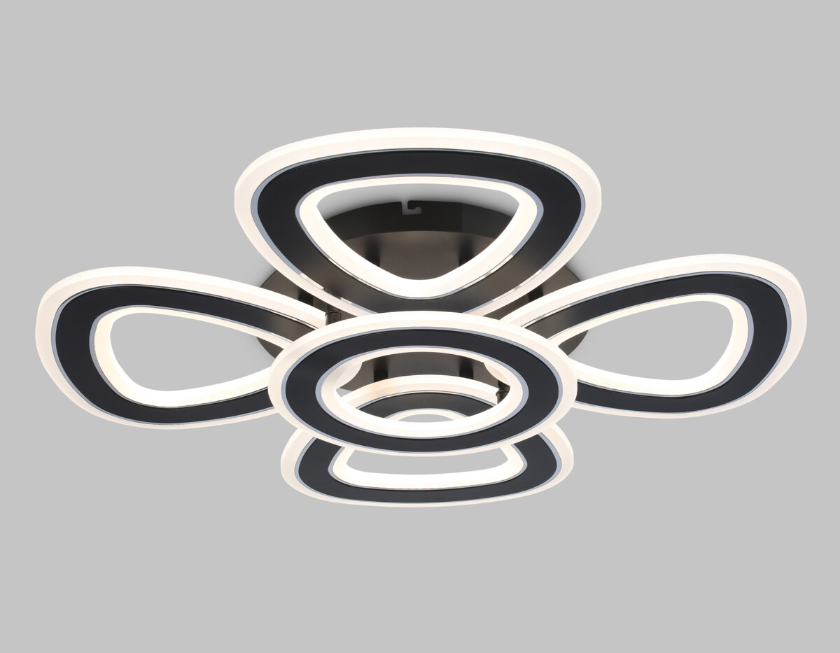 FA8926/4+1 BK/CH черный/хром 163W 3000K-6400K 590*590*120 (ПДУ РАДИО 2.4G) — изображение 4