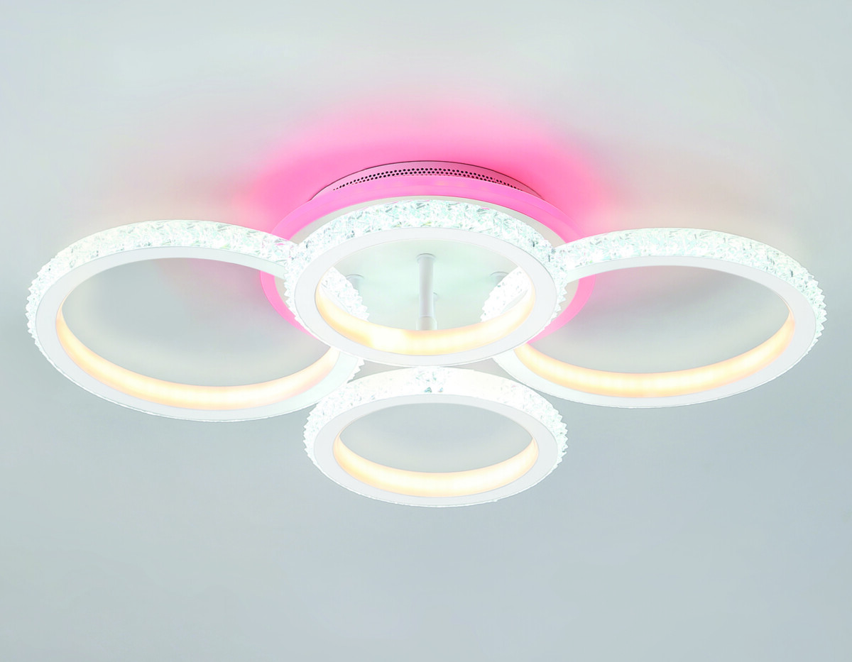 FA9524/2+2 WH белый 92W 6400K/3000K+RGB 560*370*110 (ПДУ РАДИО 2.4G) — изображение 9