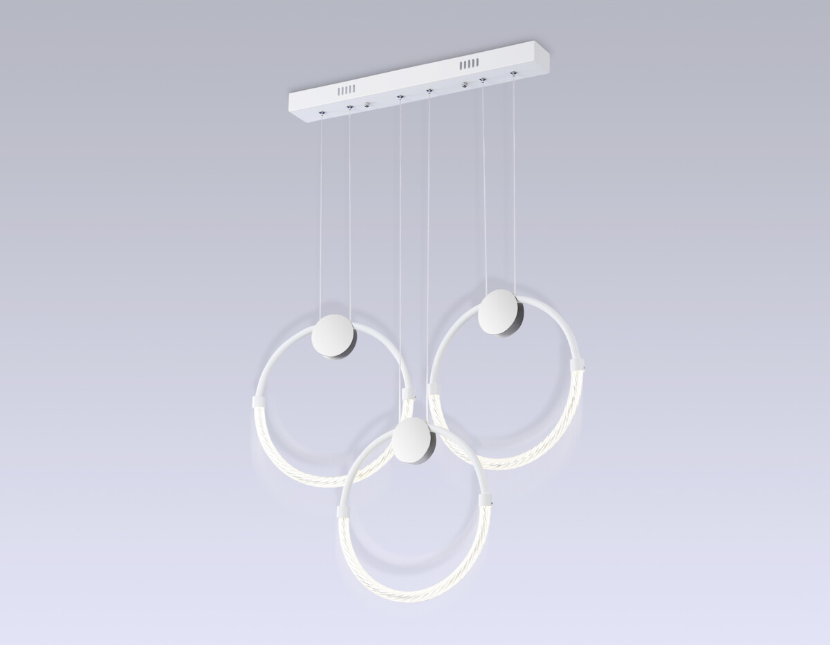 FL10595/3 WH/CH белый/хром 4200K 34W 630*20*1200 (Без ПДУ) — изображение 1