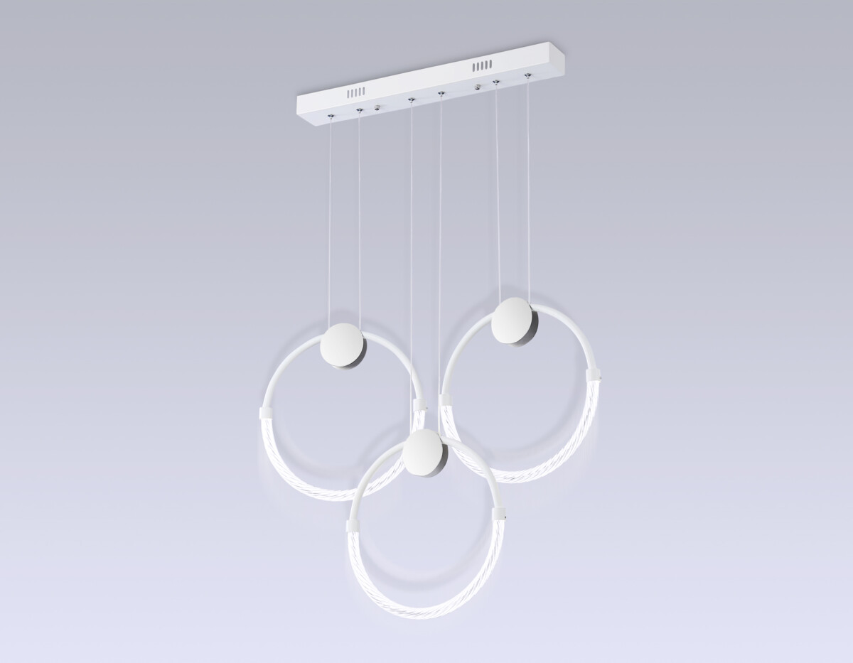 FL10595/3 WH/CH белый/хром 4200K 34W 630*20*1200 (Без ПДУ) — изображение 2