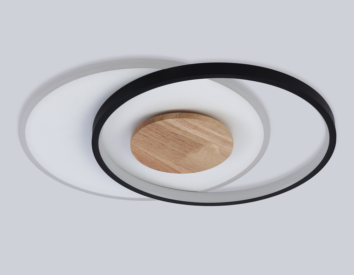 FL4789 WH/BK/WD белый/черный/дерево 54W 3000-6000K 460*365*45 (без ПДУ) — изображение 4