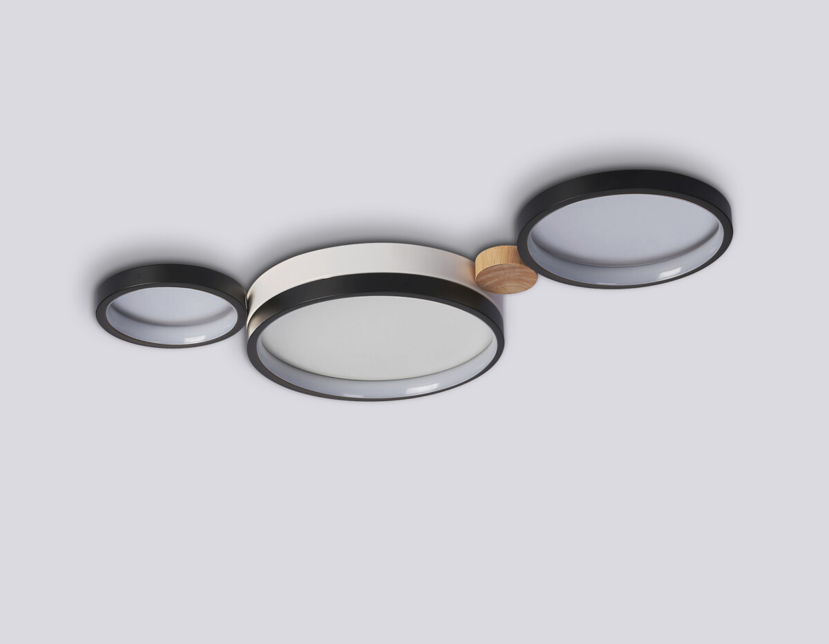 FL4814/3 BK/WH черный/белый 3000K-6400K 45W 620*290*55 (ПДУ ИК) — изображение 3