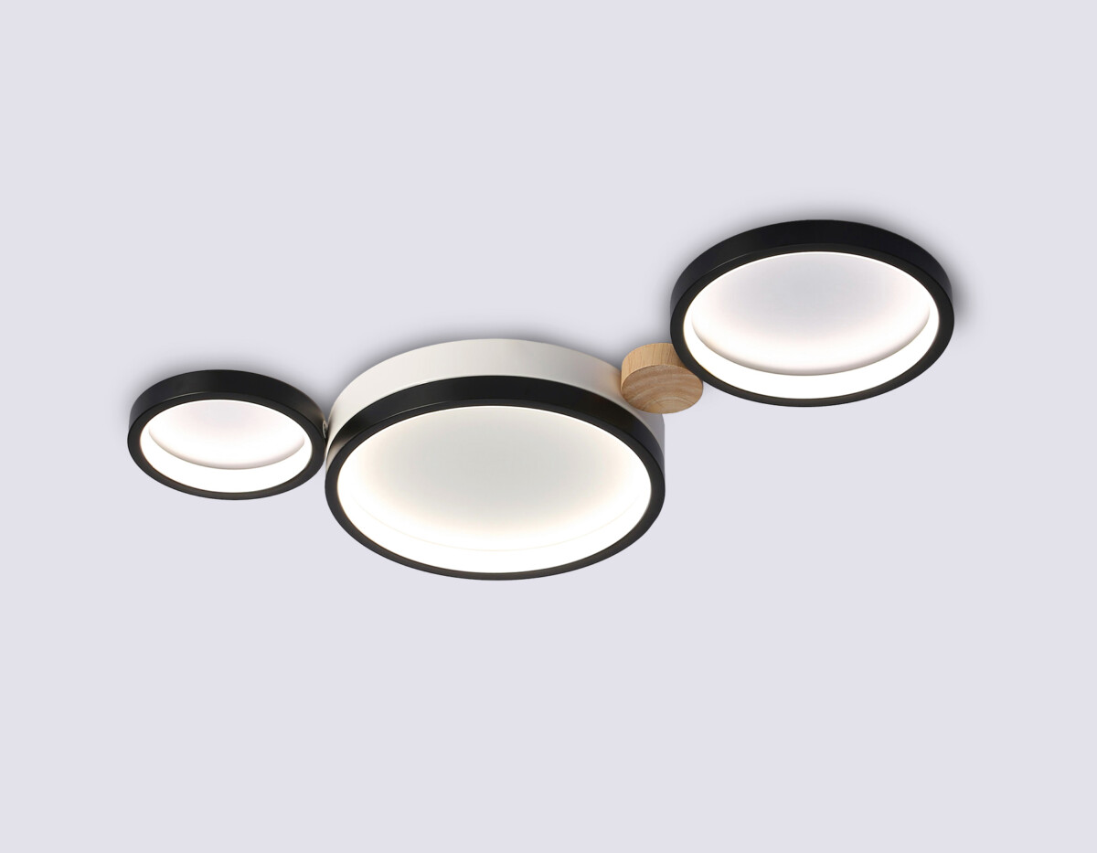 FL4814/3 BK/WH черный/белый 3000K-6400K 45W 620*290*55 (ПДУ ИК) — изображение 6