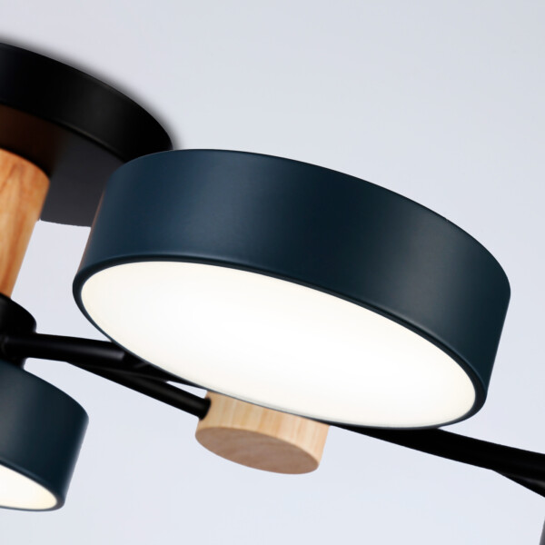 FL4835/5 BK черный 3000K-6400K 70W 830*400*160 (ПДУ ИК)