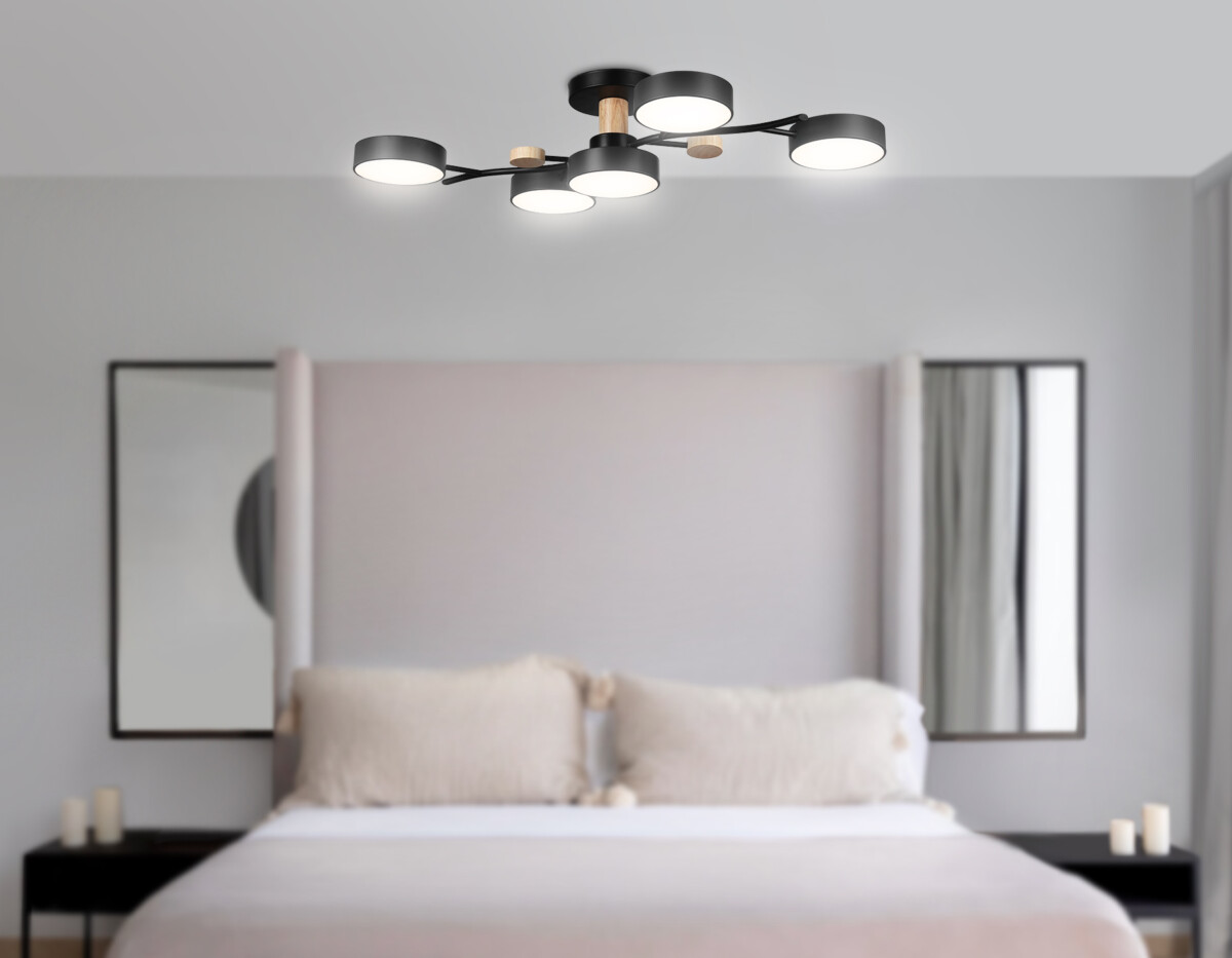 FL4835/5 BK черный 3000K-6400K 70W 830*400*160 (ПДУ ИК) — изображение 6