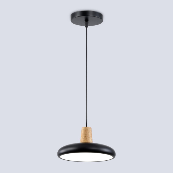 FL4839 BK/WD черный/дерево 24W 3000-6000K D200*800 (без ПДУ)