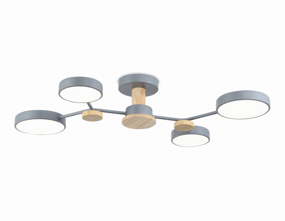 FL4859/4 GR/WD серый/дерево 60W 3000-6000K 700*400*120 (без ПДУ) — изображение 9