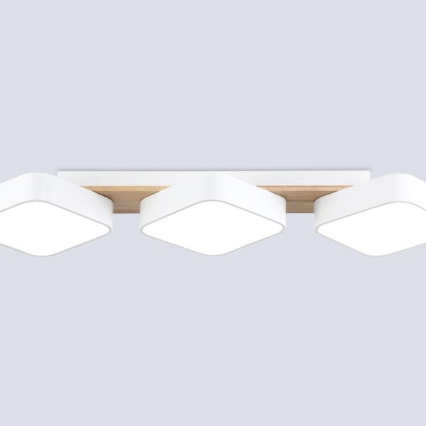 FL4877/3 WH/WD белый/дерево 54W 3000-6000K 680*200*70 (без ПДУ)