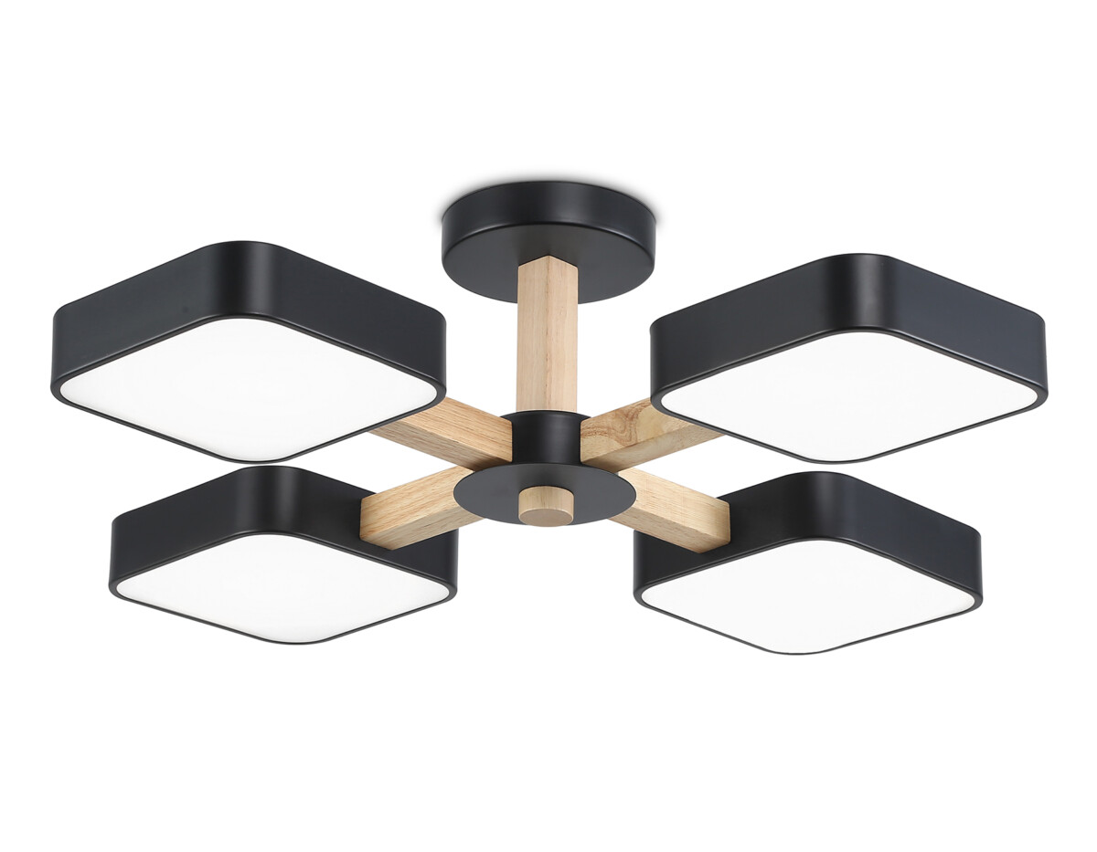 FL4880/4 BK/WD черный/дерево 72W 3000-6000K D610*160 (без ПДУ) — изображение 8