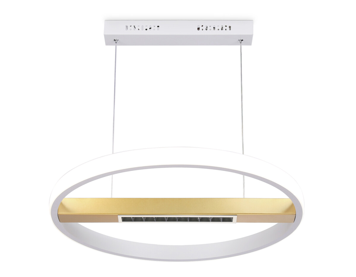 FL51488 WH/GD белый/золото 62W 3000K-6400K D600*1000 (ПДУ ИК) — изображение 6