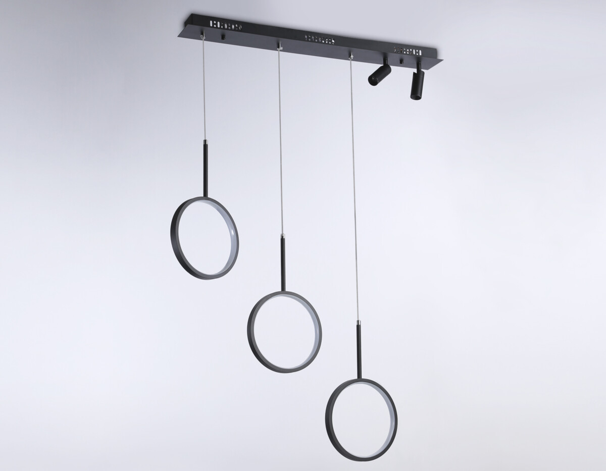 FL5278/3+2 BK черный 59W 3000K/4200K/6400K+4200K 800*20*1200 (ПДУ ИК) — изображение 4