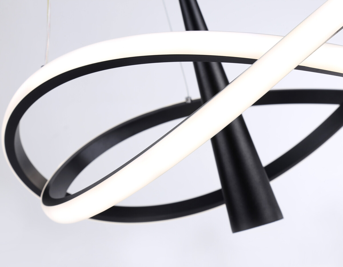 FL5368_macro1 FL5368/2+1 BK черный 47W 3000K-6400K D480*1200 (ПДУ ИК) — изображение 1