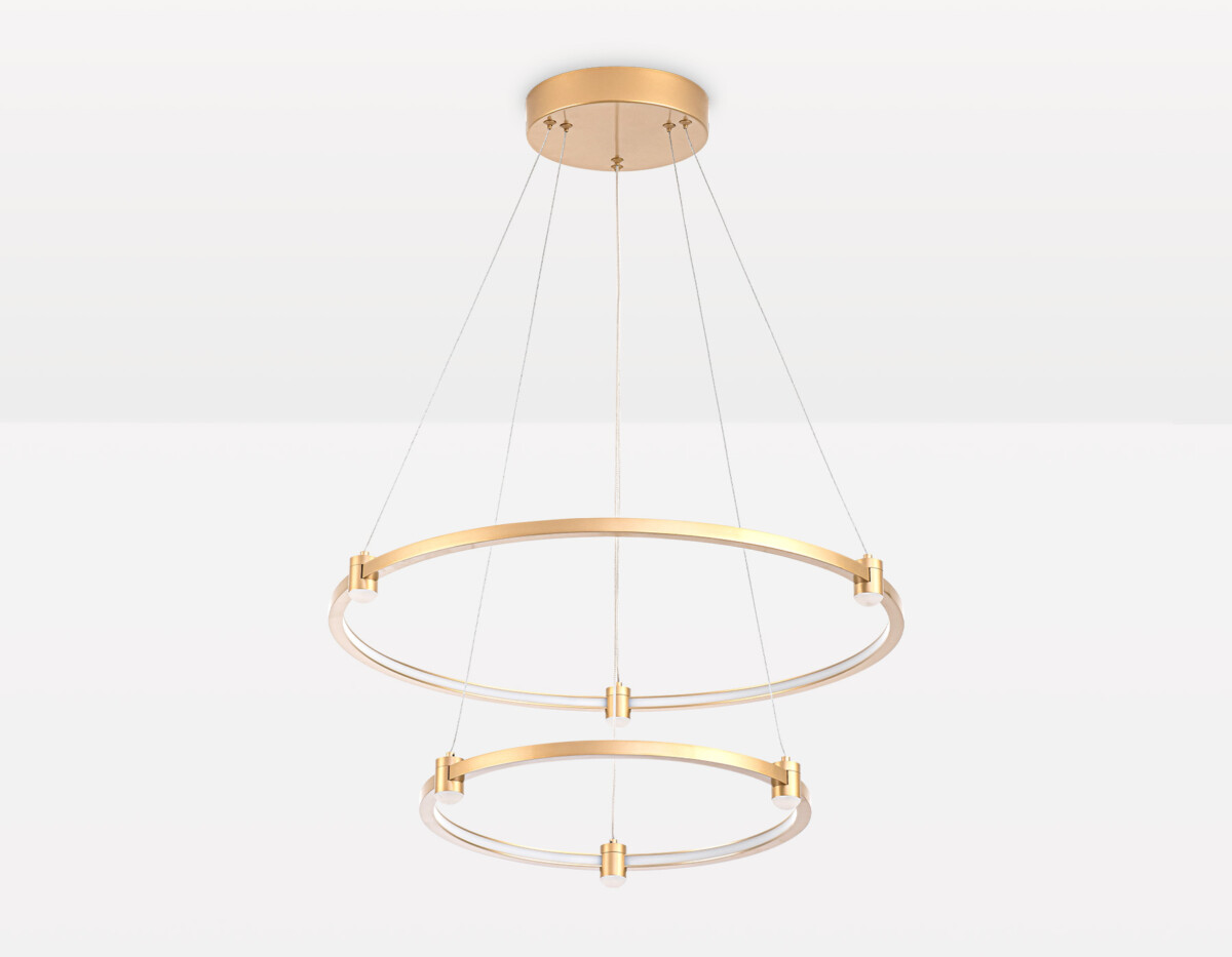 FL5508/2+6 GD золото 45W 3000K/4200K/6400K D600/400*1300 (без ПДУ) — изображение 5